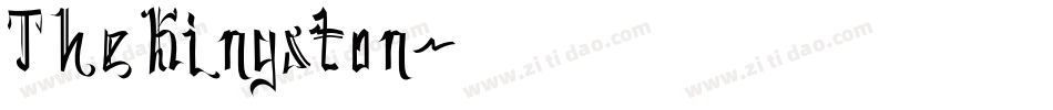 The Kingston字体转换